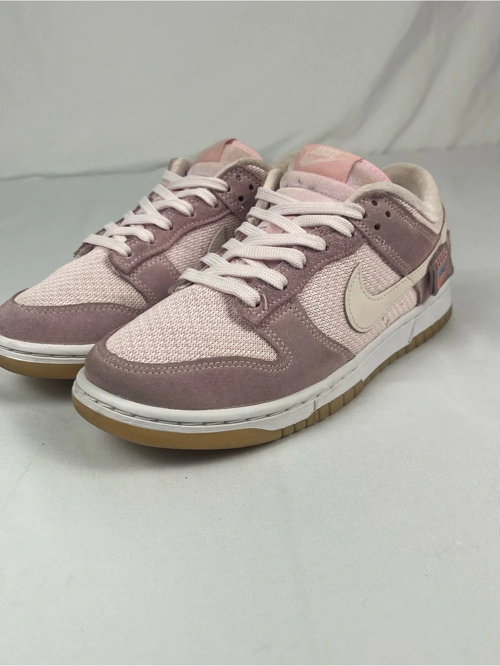 Nike Dunk Low Pink Foam Plum Eclipse Women’s Size 8 Sneakers DZ5318-640